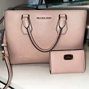 Michael Kors Large Camille Satchel with wallet